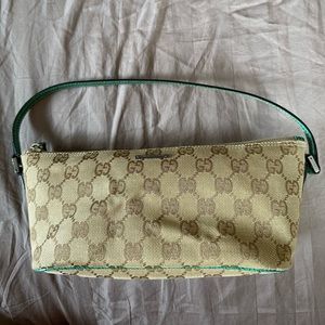 Gucci crocodile boat bag